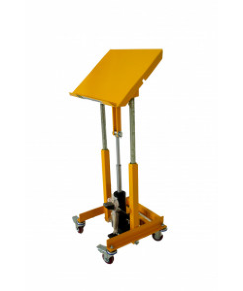 WPH-15, MASA DE LUCRU HIDRAULICA, AJUSTABILA PE INALTIME, 150 KG SI CU SUPRAFATA DE LUCRU REGLABILA