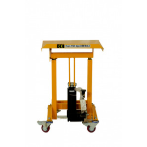 WPH-15, MASA DE LUCRU HIDRAULICA, AJUSTABILA PE INALTIME, 150 KG SI CU SUPRAFATA DE LUCRU REGLABILA