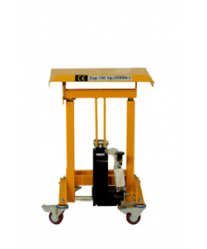WPH-15, MASA DE LUCRU HIDRAULICA, AJUSTABILA PE INALTIME, 150 KG SI CU SUPRAFATA DE LUCRU REGLABILA