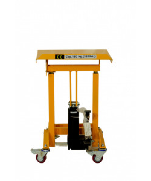WPH-15, MASA DE LUCRU HIDRAULICA, AJUSTABILA PE INALTIME, 150 KG SI CU SUPRAFATA DE LUCRU REGLABILA