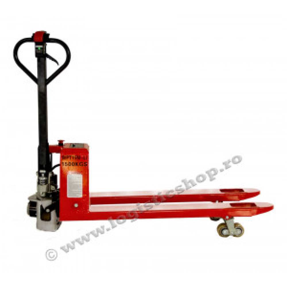 WPT15M-LI-C, TRANSPALET SEMI-ELECTRIC HIBRID, 1500 KG, CANTAR ELECTRONIC, ACUMULATOR LI-ION