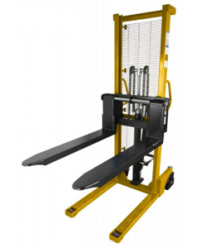 SMR1516, STIVUITOR MANUAL CU PICIOARE REGLABILE, CAPACITATE 1.500 KG, INALTIME RIDICARE 1.600 MM