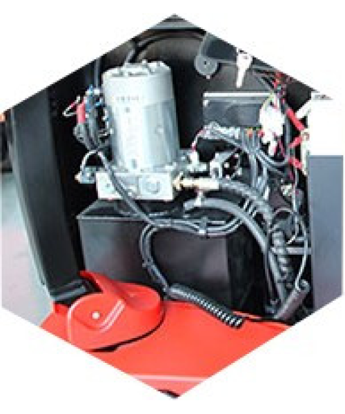 ES10-10MM, STIVUITOR ELECTRIC CU CATARG, CU RIDICARE LIBERA, SARCINA MAXIMA 1000 KG, INALTIME DE RIDICARE 1600 MM, CURTIS