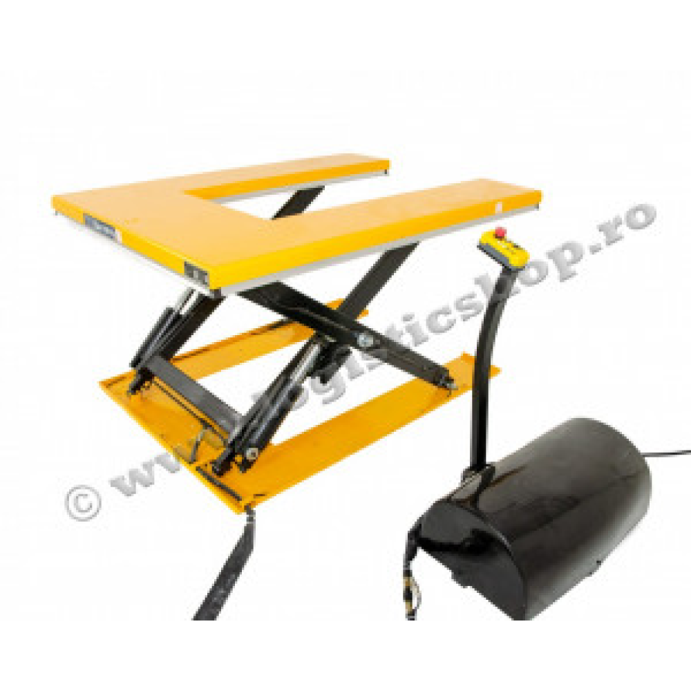 MHJ-U, MASA HIDRAULICA FIXA, FOARTE JOASA (105 MM), FORMA "U", CAPACITATE 1500 KG