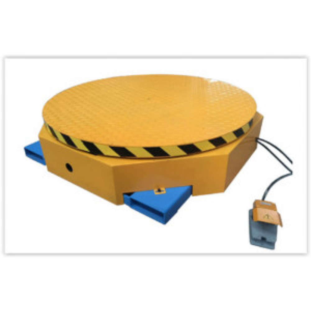 PR1000, PLATFORMA ROTATIVA, PENTRU AMBALARE MARFA, ACTIONATA ELECTRIC, SARCINA 1000 KG