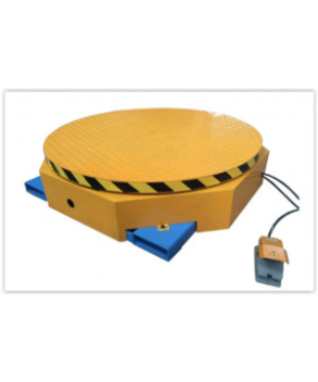 PR1000, PLATFORMA ROTATIVA, PENTRU AMBALARE MARFA, ACTIONATA ELECTRIC, SARCINA 1000 KG