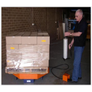 PR1000, PLATFORMA ROTATIVA, PENTRU AMBALARE MARFA, ACTIONATA ELECTRIC, SARCINA 1000 KG