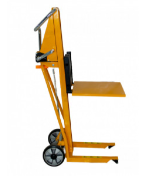 MS1,2-10 TRANSPALET CU CATARG MINI, SARCINA MAXIMA 120 KG, INALTIME RIDICARE 1050MM, FURCI REGLABILE