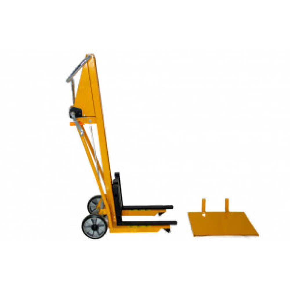 MS1,2-10 TRANSPALET CU CATARG MINI, SARCINA MAXIMA 120 KG, INALTIME RIDICARE 1050MM, FURCI REGLABILE