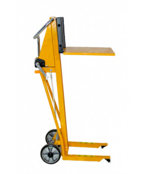 MS1,2-10 TRANSPALET CU CATARG MINI, SARCINA MAXIMA 120 KG, INALTIME RIDICARE 1050MM, FURCI REGLABILE