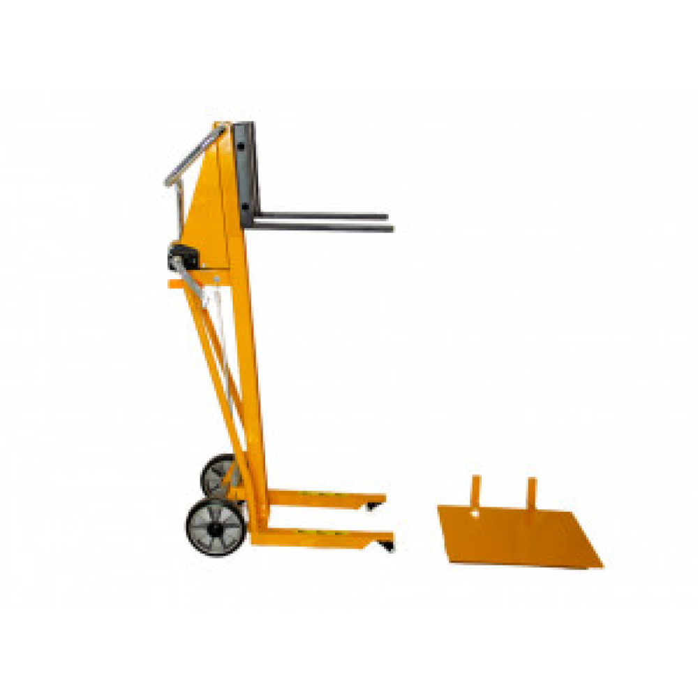 MS1,2-10 TRANSPALET CU CATARG MINI, SARCINA MAXIMA 120 KG, INALTIME RIDICARE 1050MM, FURCI REGLABILE