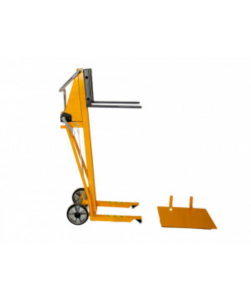 MS1,2-10 TRANSPALET CU CATARG MINI, SARCINA MAXIMA 120 KG, INALTIME RIDICARE 1050MM, FURCI REGLABILE
