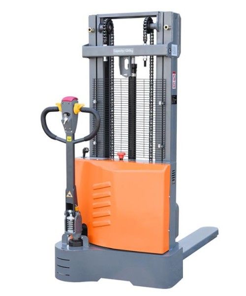 EPS12E - 3300, TRANSPALET ELECTRIC CU CATARG, SARCINA 1.200 KG, INALTIME DE RIDICARE 3.300MM,