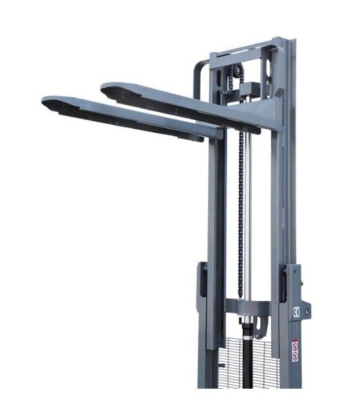 EPS12E - 3300, TRANSPALET ELECTRIC CU CATARG, SARCINA 1.200 KG, INALTIME DE RIDICARE 3.300MM,