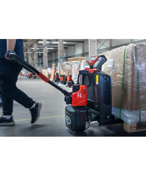 F4_RAVAS, TRANSPALET ELECTRIC CU CANTAR, CAPACITATE 1500 KG, ACUMULATOR LI-ION