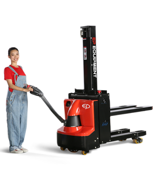 ES08 WAI,  TRANSPALET ELECTRIC PENTRU DOI PALETI, MOTOR AC, 800 KG
