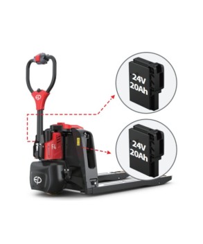 F4, TRANSPALET ELECTRIC 1500 KG, ACUMULATOR LI-ION