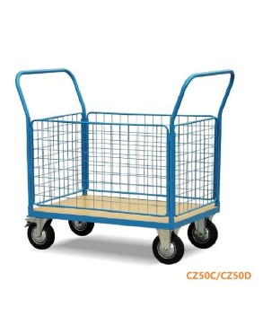 CZ50D, CARUCIOR CU LATERALE DEMONTABILE DIN PLASA DE OTEL, 500KG