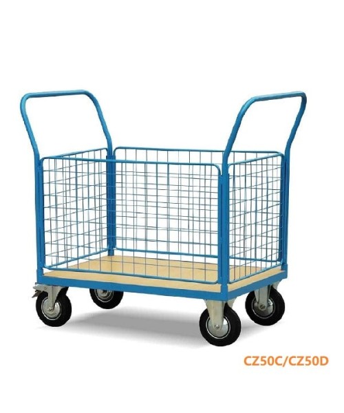 CZ50D, CARUCIOR CU LATERALE DEMONTABILE DIN PLASA DE OTEL, 500KG