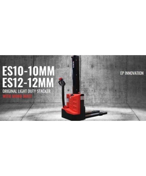  TRANSPALET ELECTRIC CU MONOCATARG, CU RIDICARE LIBERA, SARCINA MAXIMA 1200 KG, INALTIME DE RIDICARE 1600 MM, ES12-12MM