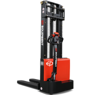 ESL 122 - 2500, TRANSPALET ELECTRIC CU CATARG MARCA "EP", ACUMULATOR LI-ION, INALTIME DE RIDICARE 2.500 MM, SARCINA MAX 1.200 KG