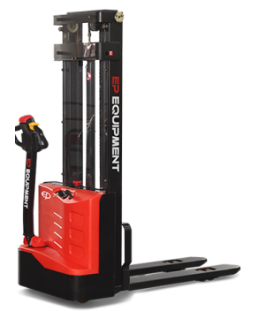 ESL 122 - 3300, TRANSPALET ELECTRIC CU CATARG MARCA "EP", ACUMULATOR LI-ION, INALTIME DE RIDICARE 3.300 MM, SARCINA MAX 1.200 KG