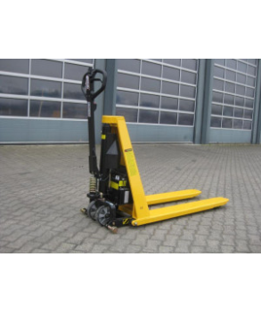 HB1056EN, TRANSPALET SEMI-ELECTRIC CU RIDICARE INALTA, SARCINA 1000 KG, INALTIME MAXIMA 800 MM