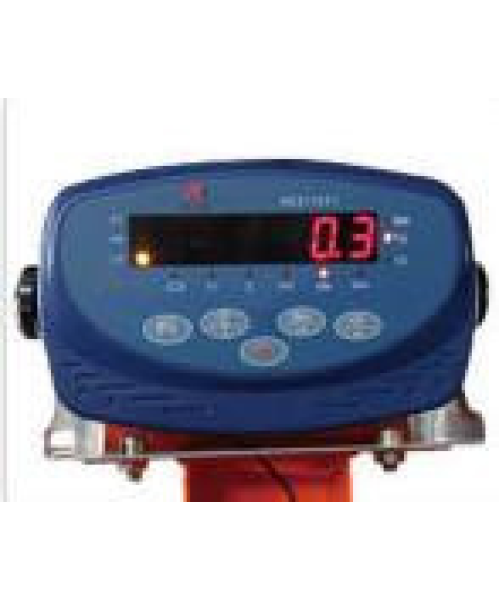 HBW1056EN SPP, TRANSPALET SEMI-ELECTRIC CU RIDICARE INALTA CU CANTAR, SARCINA 1000 KG, INALTIME MAXIMA 800 MM