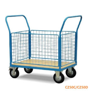 CZ50D, CARUCIOR CU LATERALE DEMONTABILE DIN PLASA DE OTEL, 500KG