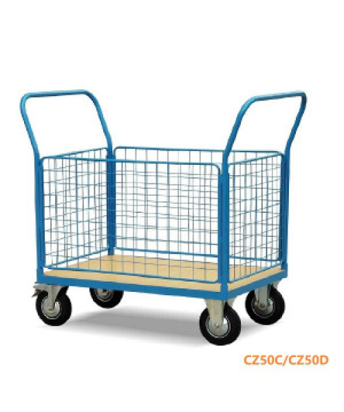 CZ50D, CARUCIOR CU LATERALE DEMONTABILE DIN PLASA DE OTEL, 500KG