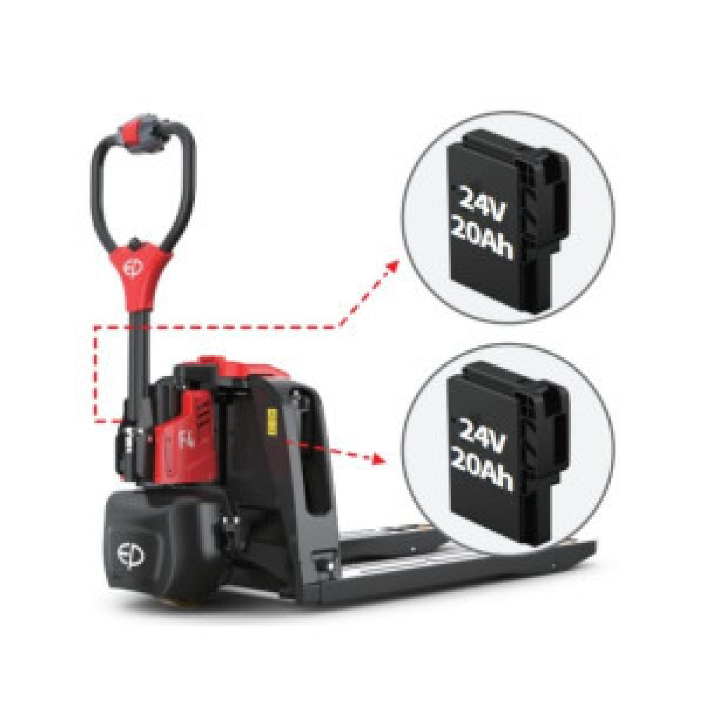F4, TRANSPALET ELECTRIC 1500 KG, ACUMULATOR LI-ION
