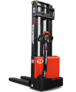 EST122 - 3300, TRANSPALET ELECTRIC CU CATARG MARCA "EP", INALTIME DE RIDICARE 3.300 MM, SARCINA MAX 1.200 KG