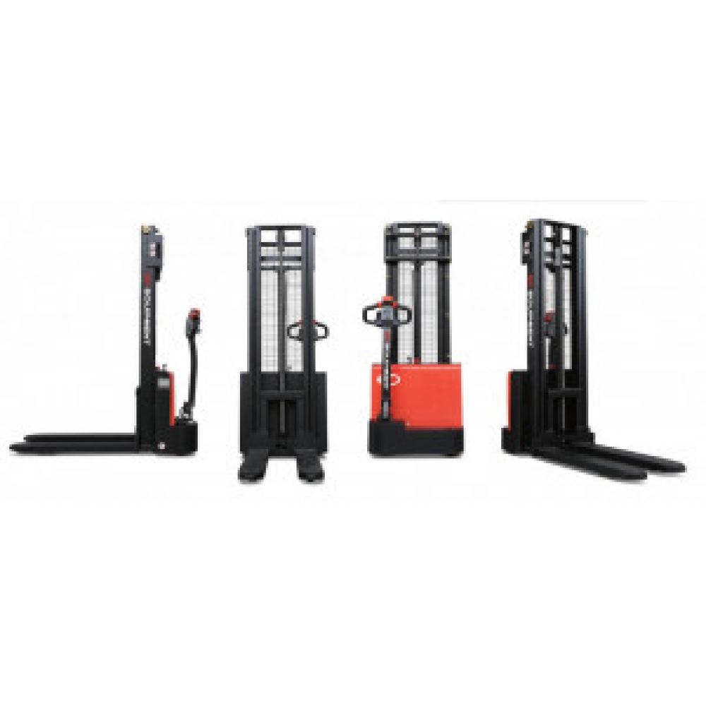 EST122 - 3300, TRANSPALET ELECTRIC CU CATARG MARCA "EP", INALTIME DE RIDICARE 3.300 MM, SARCINA MAX 1.200 KG