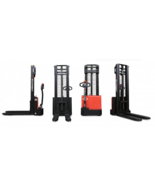 EST122 - 3300, TRANSPALET ELECTRIC CU CATARG MARCA "EP", INALTIME DE RIDICARE 3.300 MM, SARCINA MAX 1.200 KG
