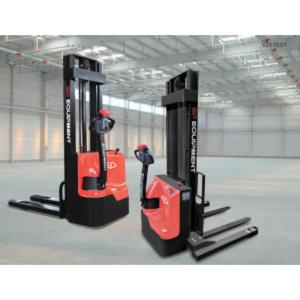 TRANSPALET INDUSTRIAL ELECTRIC CU CATARG, SARCINA 1500 KG, INALTIME DE RIDICARE 3000MM, MOTOR AC, ES15-15ES-3000, 