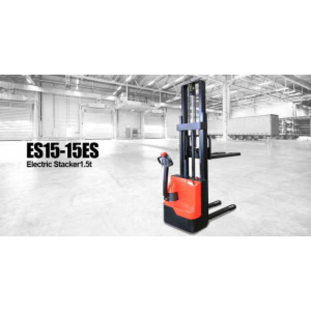 ES12-E3300, STIVUITOR ELECTRIC , CAPACITATE 1.200KG, INALTIME DE RIDICARE 3.300 MM