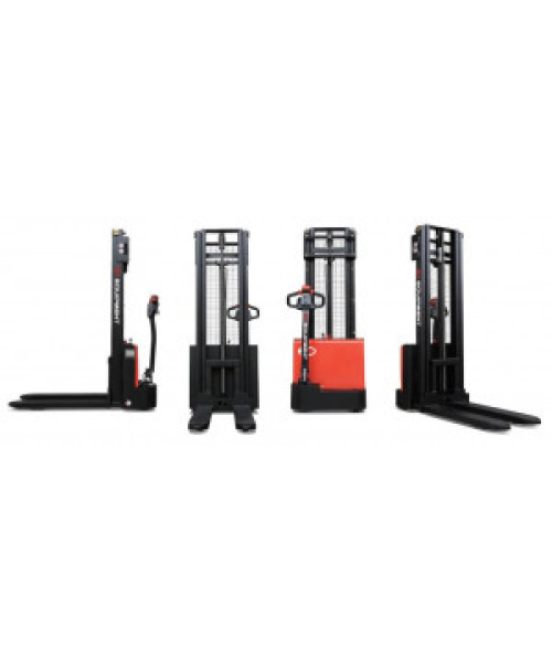 ESL 122 - 3000, TRANSPALET ELECTRIC CU CATARG MARCA "EP", ACUMULATOR LI-ION, INALTIME DE RIDICARE 2.500 MM, SARCINA MAX 1.200 KG